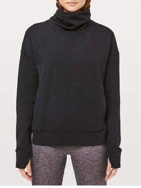 Lululemon Black Turtleneck Pullover